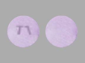 Pill T1 Purple Round is Cotempla XR-ODT