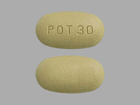 Pill POT 30 Yellow Oval is Pexeva