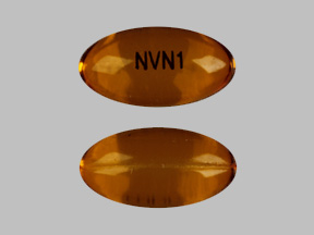Pill NVN1 Orange Oval is Stavzor