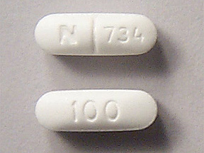 Pill 100 N 734 White Oval is Metoprolol Tartrate
