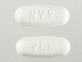 Pill NVR VCL is Exforge HCT 5 mg / 12.5 mg / 160 mg