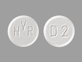 Pill NVR D2 White Round is Afinitor Disperz