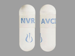 O logotipo da pílula NVR AVCI é Tobi Podhaler (para inalação oral) 28 mg