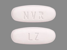 Pill NVR LZ is Entresto sacubitril 24 mg / valsartan 26 mg