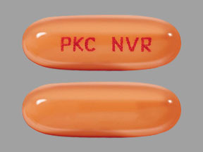 Pill PKC NVR Orange Capsule/Oblong is Rydapt