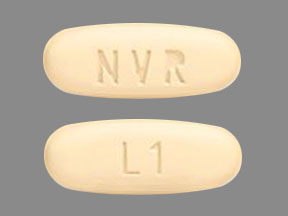 Pill NVR L1 Yellow Oval is Entresto