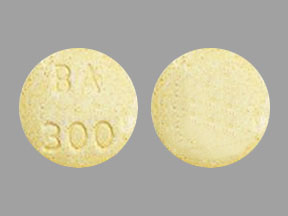 Pill BA 300 Yellow Round is Acetaminophen and Butalbital