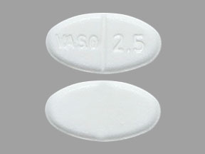 Enalapril maleate 2.5 mg VASO 2.5