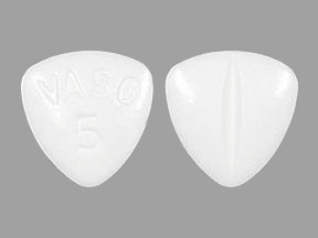 Pill VASO 5 White Three-sided is Vasotec