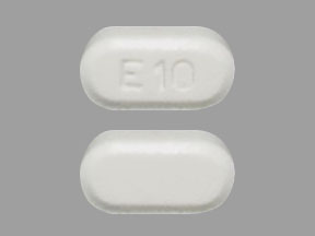 Pill E 10 White Capsule-shape is Ezetimibe