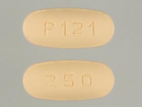 Pill P121 250 Orange Oval is Cefprozil