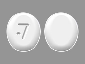 7 Pill White Oval 7mm - Pill Identifier