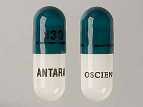 Pill 130 ANTARA OSCIENT Green Capsule-shape is Antara