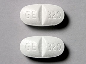 Pill GE 320 GE 320 is Factive 320 mg