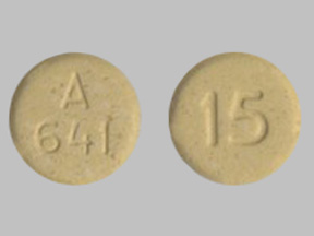Pill A 641 15 Yellow Round is Abilify Discmelt