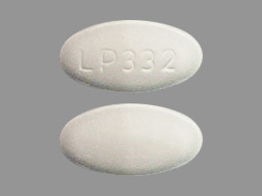 Pill LP332 White Elliptical/Oval is Roweepra XR