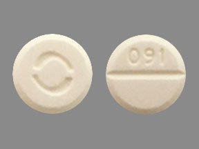 Pill O 091 White Round is Buspirone Hydrochloride