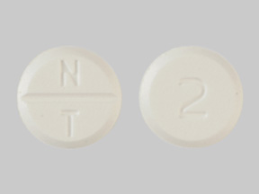 N T 2 Pill White Round Pill Identifier Drugs Com