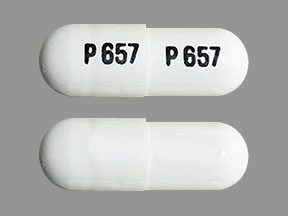 Pill P 657 P 657 White Capsule/Oblong is Cevimeline Hydrochloride