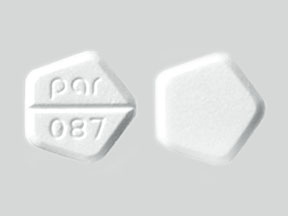 Pill par 087 White Five-sided is Decadron