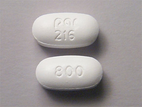 Pill 800 par 216 White Oval is Ibuprofen