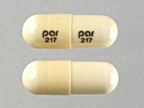 Pill par 217 par 217 White Capsule/Oblong is Doxepin Hydrochloride