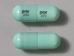 Pill par 220 par 220 Green Capsule/Oblong is Doxepin Hydrochloride