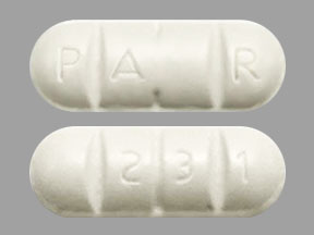 Pill PAR 231 is Praziquantel 600 mg