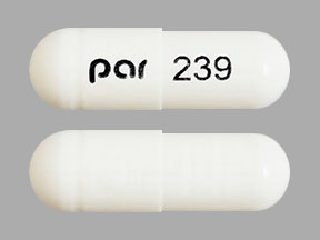 Pill par 239 White Capsule-shape is Itraconazole