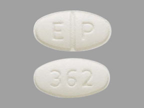 Pill E P 362 White Elliptical/Oval is Fluoxetine Hydrochloride