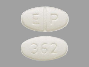 Pill E P 362 White Oval is Fluoxetine Hydrochloride