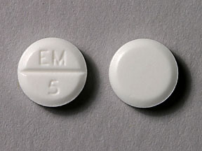 Pill EM 5 is Methimazole 5 mg
