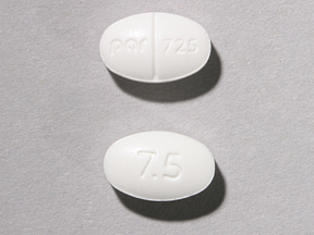 Buspirone hydrochloride 7.5 mg par 725 7.5