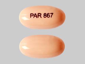 Pill par 867 White Capsule/Oblong is Dronabinol