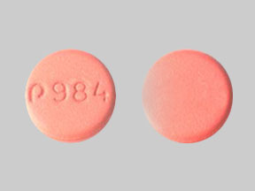 Pill P 984 Pink Round is Nateglinide