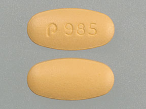 Pill P 985 Orange Oval is Nateglinide