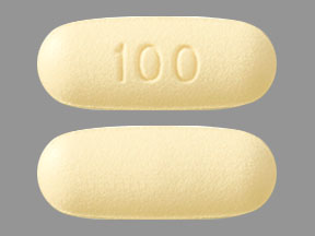 Pill 100 Yellow Capsule-shape is Posaconazole Delayed-Release