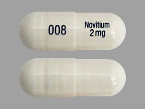 Pill Imprint 008 Novitium 2 mg (Nitisinone 2 mg)