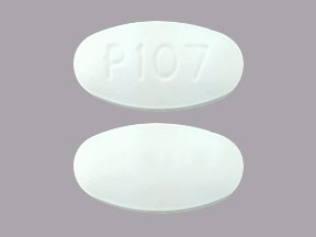 Pill P107 White Oval is Phospho-Trin 250 Neutral