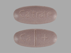 Pill Caltrate Ca + is Caltrate 600+D Plus Minerals calcium carbonate 600 mg / vitamin D3 800 IU