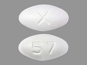 Pill X 57 is Raloxifene Hydrochloride 60 mg