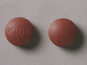 Pill K106 Red Round is Doc-Q-Lax