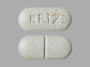 Pill NP 12 White Capsule/Oblong is QuilliChew ER