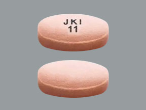 Pill JKI 11 Pink Oval is Xeljanz XR