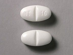 Pill NT 16 White Elliptical/Oval is Gabapentin