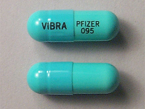 Doxycycline hyclate 100 mg VIBRA PFIZER 095