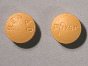 Pill Pfizer REP 40 Orange Round is Eletriptan hydrobromide