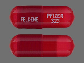 Pill Imprint FELDENE PFIZER323 (Feldene 20 mg)