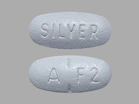 Pill SILVER A F2 Gray Oval is Centrum Silver