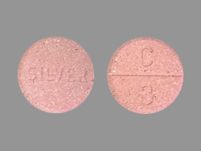 Pill SILVER C 3 Pink Round is Centrum Silver